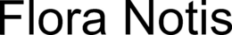 FLORA NOTIS trademark