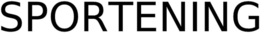 SPORTENING trademark