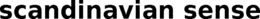 SCANDINAVIAN SENSE trademark