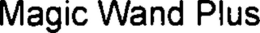 MAGIC WAND PLUS trademark