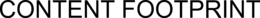 CONTENT FOOTPRINT trademark