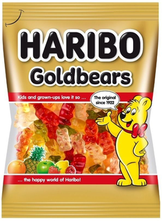 HARIBO GOLDBEARS KIDS AND GROWN-UPS LOVE IT SO...THE ORIGINAL SINCE 1922... THE HAPPY WORLD OF HARIBO! trademark