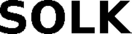 SOLK trademark
