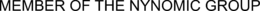 MEMBER OF THE NYNOMIC GROUP trademark