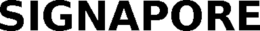 SIGNAPORE trademark