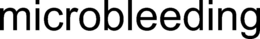 MICROBLEEDING trademark