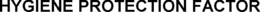 HYGIENE PROTECTION FACTOR trademark