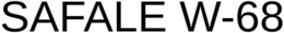SAFALE W-68 trademark