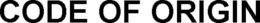 CODE OF ORIGIN trademark