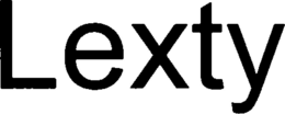 LEXTY trademark