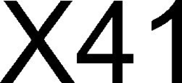 X41 trademark