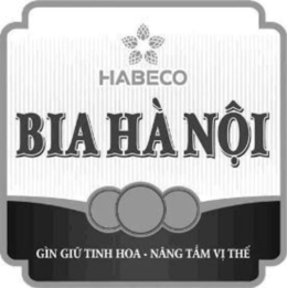 HABECO BIA HÀ N?I GÌN GI? TINH HOA, NÂNG T?M V? TH? trademark