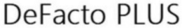 DEFACTO PLUS trademark