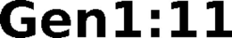 GEN1:11 trademark