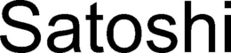 SATOSHI trademark