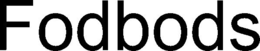 FODBODS trademark