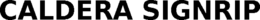 CALDERA SIGNRIP trademark