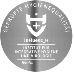 GEPRÜFTE HYGIENEQUALITÄT INFLUENC_H INSTITUT FÜR INTEGRATIVE HYGIENE UND VIROLOGIE TEST-NR trademark