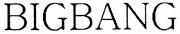 BIGBANG trademark