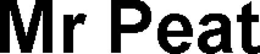 MR PEAT trademark