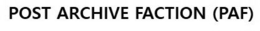 POST ARCHIVE FACTION (PAF) trademark