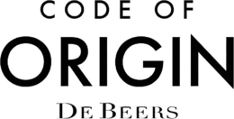 CODE OF ORIGIN DE BEERS trademark