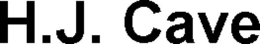 H.J. CAVE trademark