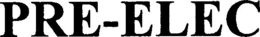PRE-ELEC trademark