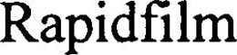 RAPIDFILM trademark