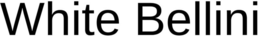 WHITE BELLINI trademark