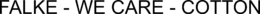 FALKE - WE CARE - COTTON trademark