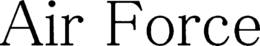 AIR FORCE trademark
