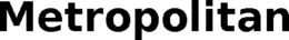 METROPOLITAN trademark