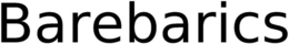 BAREBARICS trademark