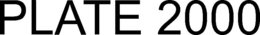 PLATE 2000 trademark
