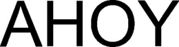 AHOY trademark