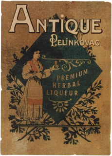 ANTIQUE PELINKOVAC PREMIUM HERBAL LIQUEUR trademark