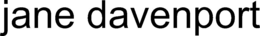 JANE DAVENPORT trademark