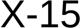 X-15 trademark