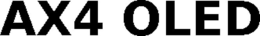 AX4 OLED trademark