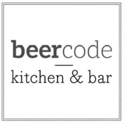 BEERCODE KITCHEN & BAR trademark