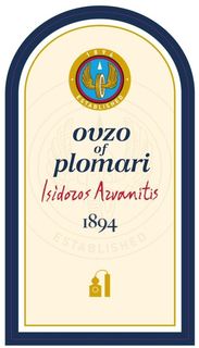 OUZO OF PLOMARI ISIDOROS ARVANITIS 1894 1894 ESTABLISHED ESTABLISHED 1894 trademark