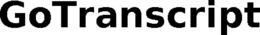 GOTRANSCRIPT trademark