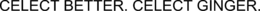 CELECT BETTER. CELECT GINGER. trademark