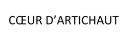 COEUR D'ARTICHAUT trademark