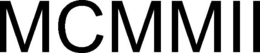 MCMMII trademark