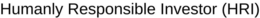 HUMANLY RESPONSIBLE INVESTOR (HRI) trademark