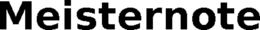 MEISTERNOTE trademark