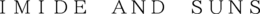 IMIDE AND SUNS trademark