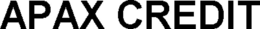 APAX CREDIT trademark